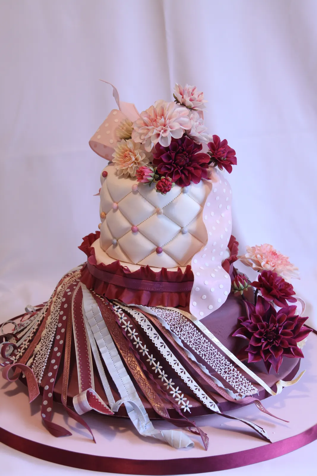 ウェディングシュガーケーキ作品
